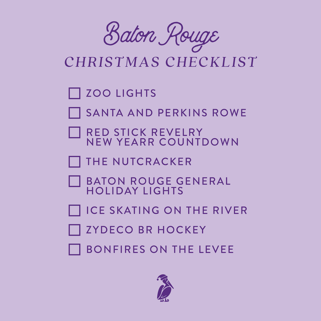 Christmas "Baton Rouge" Checklist