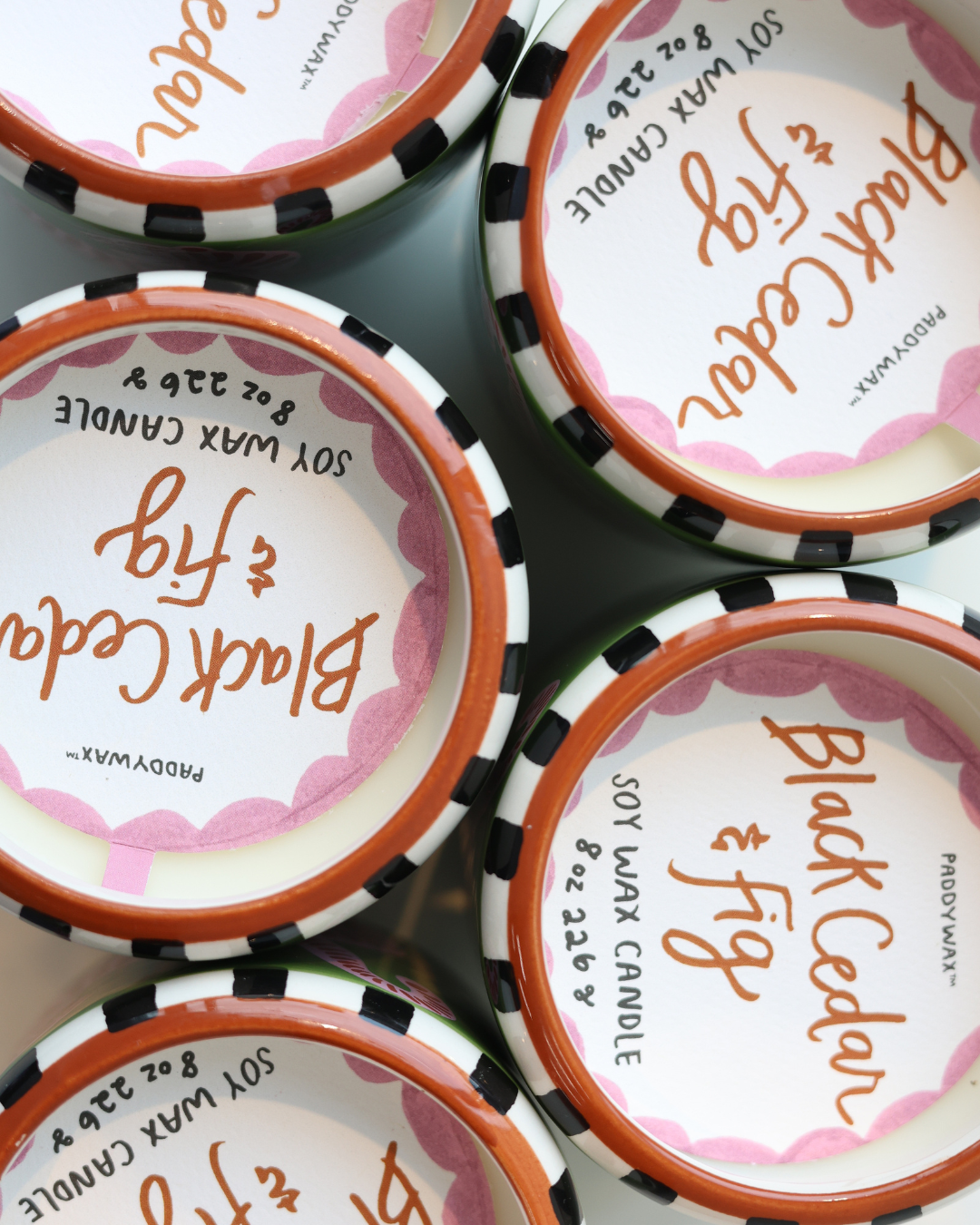 A Dopo 8 oz Tiger Ceramic Candle