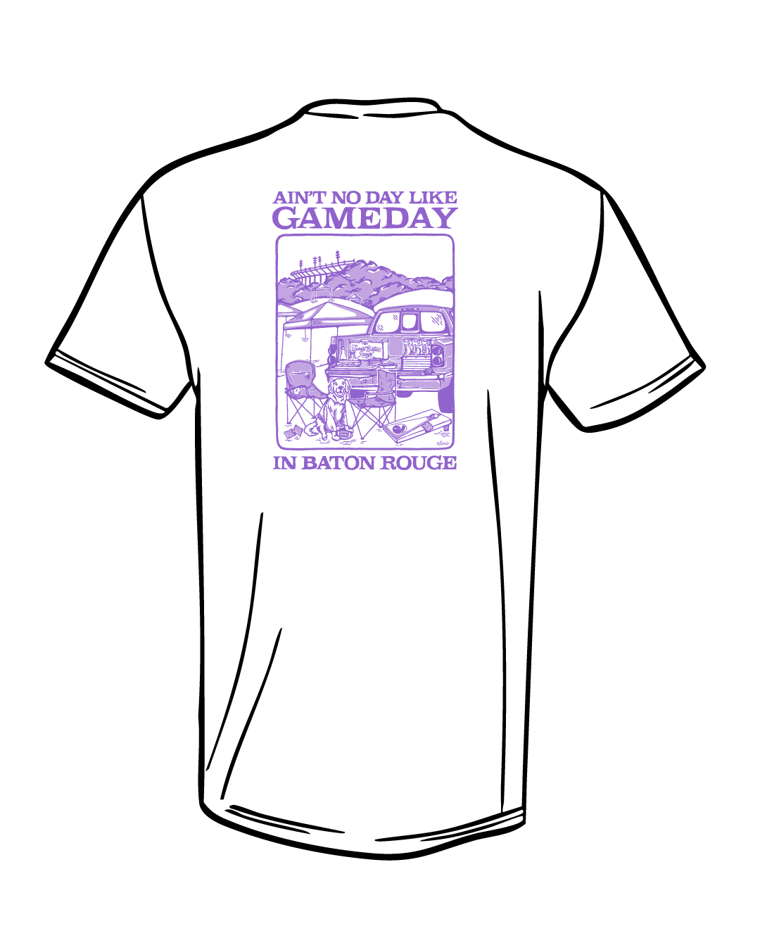 Ain't No Day Like Gameday Pocket T-Shirt