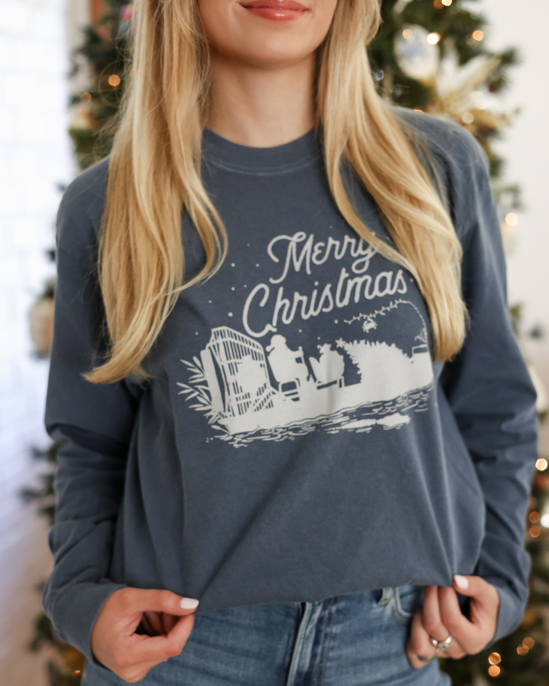 Airboat Christmas Long Sleeve
