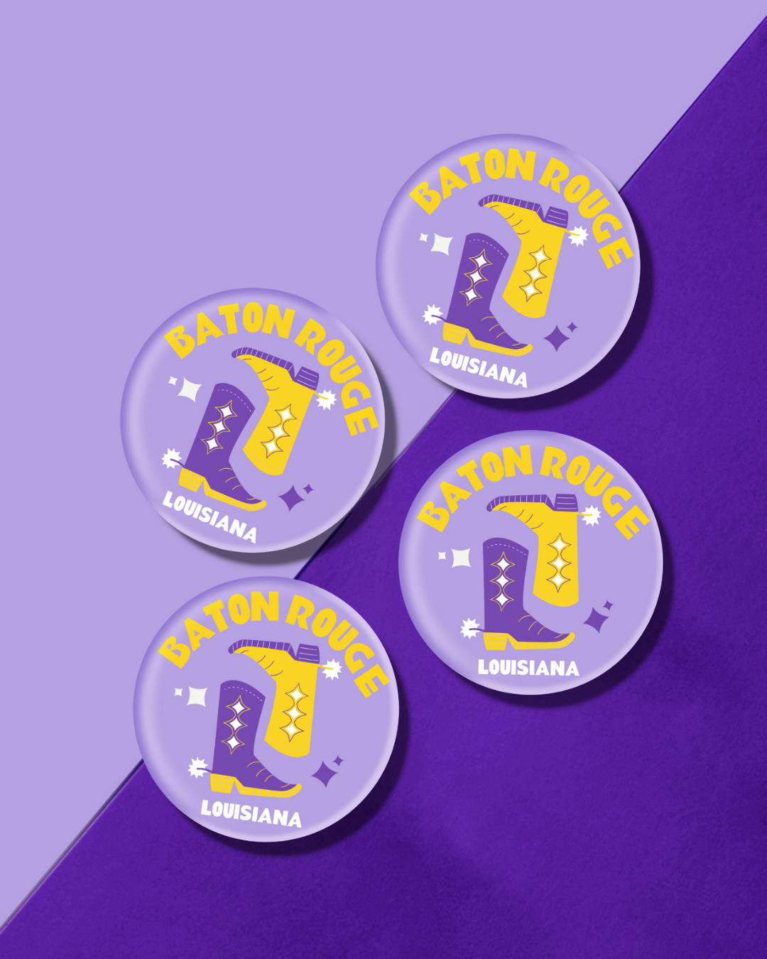 Boxed Set Baton Rouge Kickoff Coasters