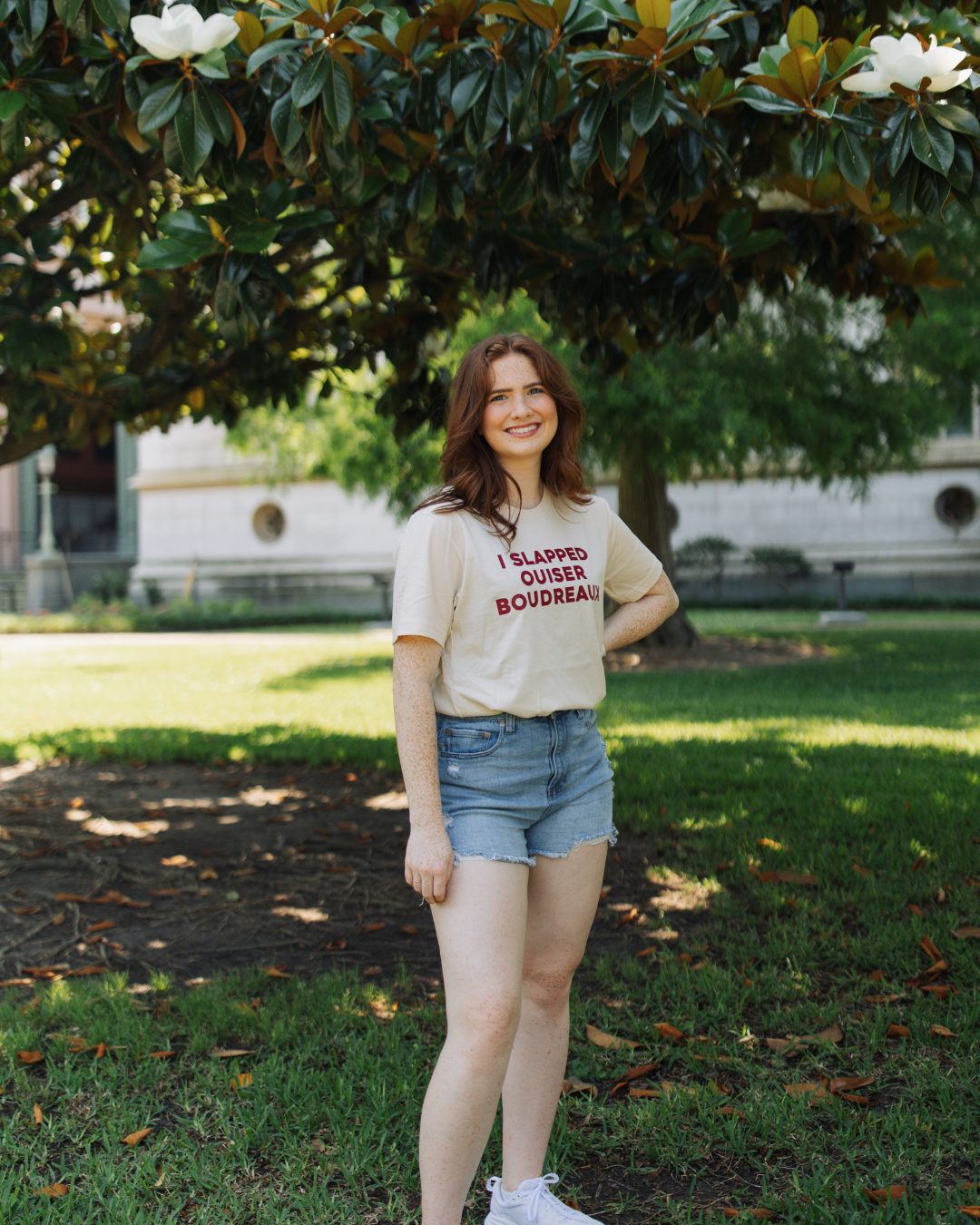 I slapped ouiser boudreaux t-shirt, Sweet Baton Rouge, Local T-Shirts, Local T-Shirts Near Me, Baton Rouge T-Shirt, Sweet Baton Rouge T-Shirt, Louisiana Apparel, New Orleans, Lafayette, Louisiana, Steel Magnolia, Steel Magnolia T-shirt, Steel magnolia T-shirt near me