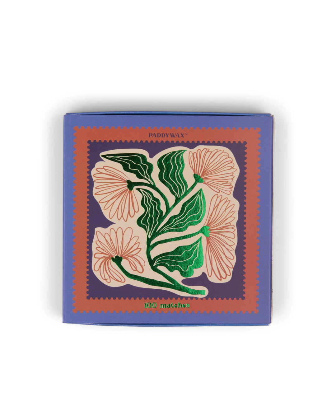 Floral Foil Accents - 100ct Boxed Matches