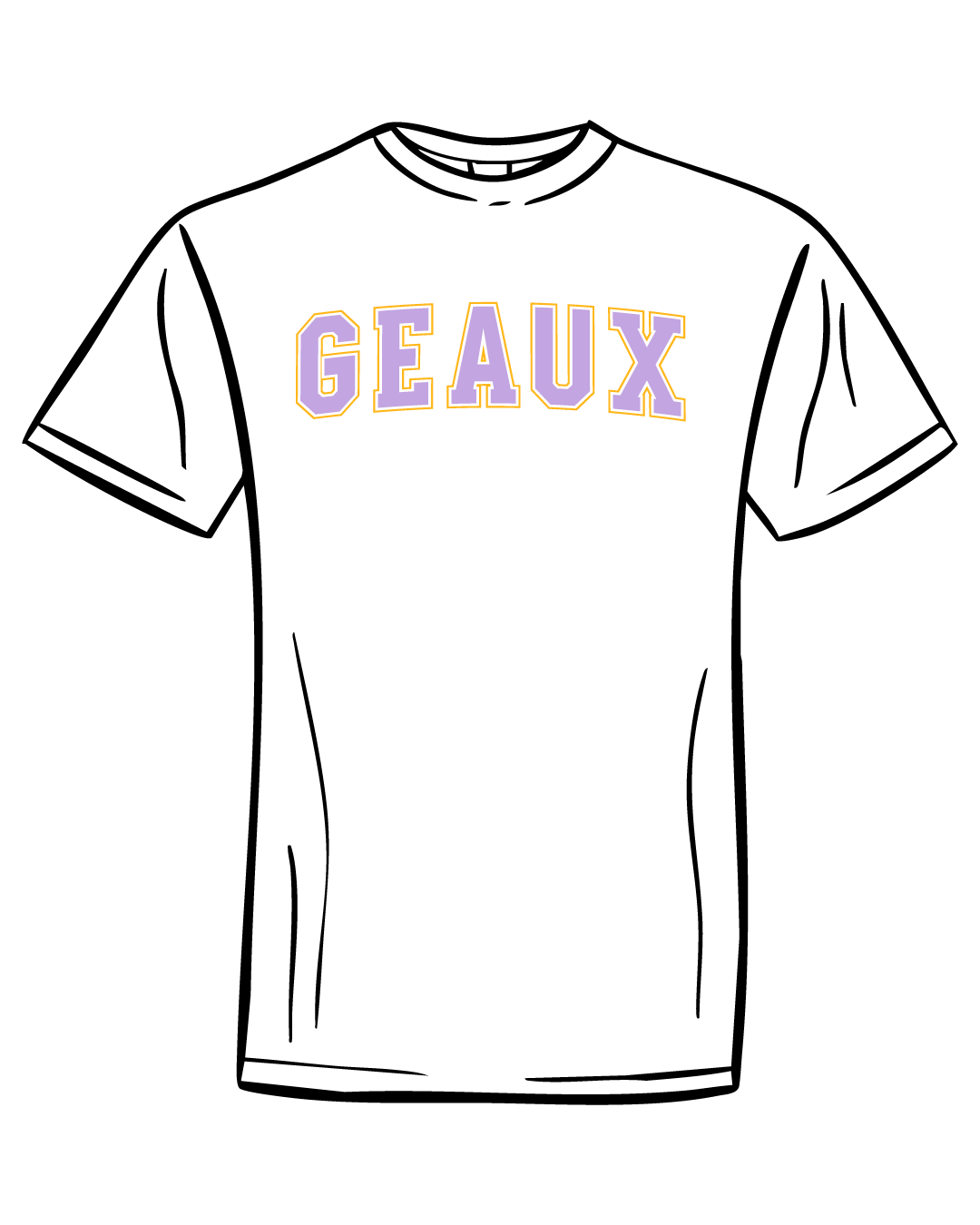 Geaux Block T-Shirt