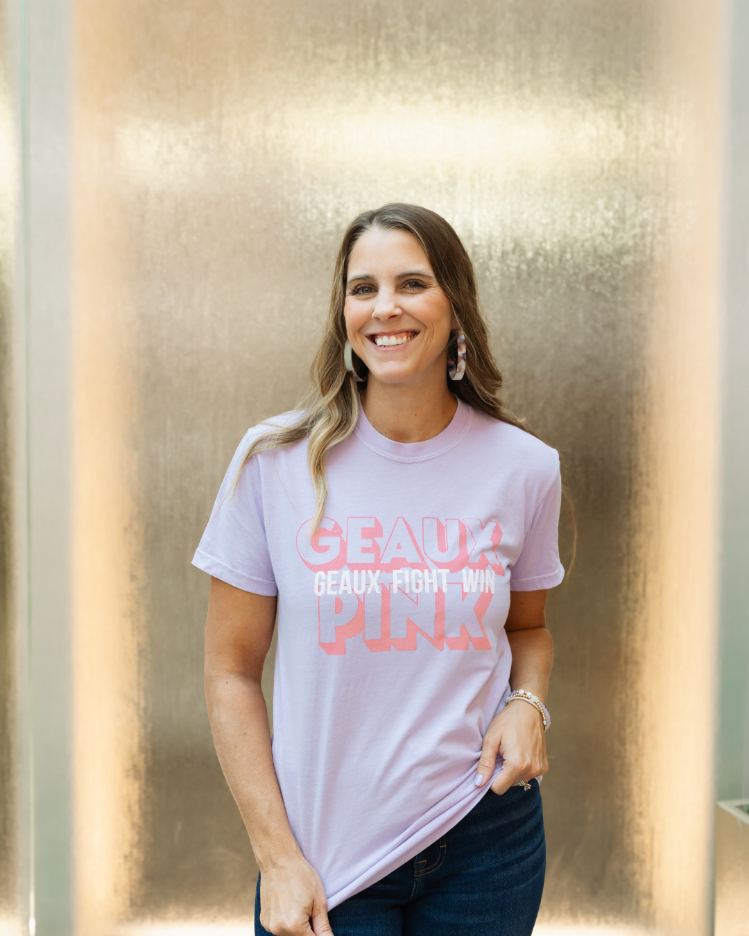 Geaux Fight Win |  Geaux Pink