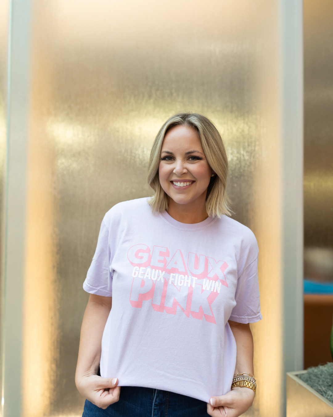 Geaux Fight Win |  Geaux Pink