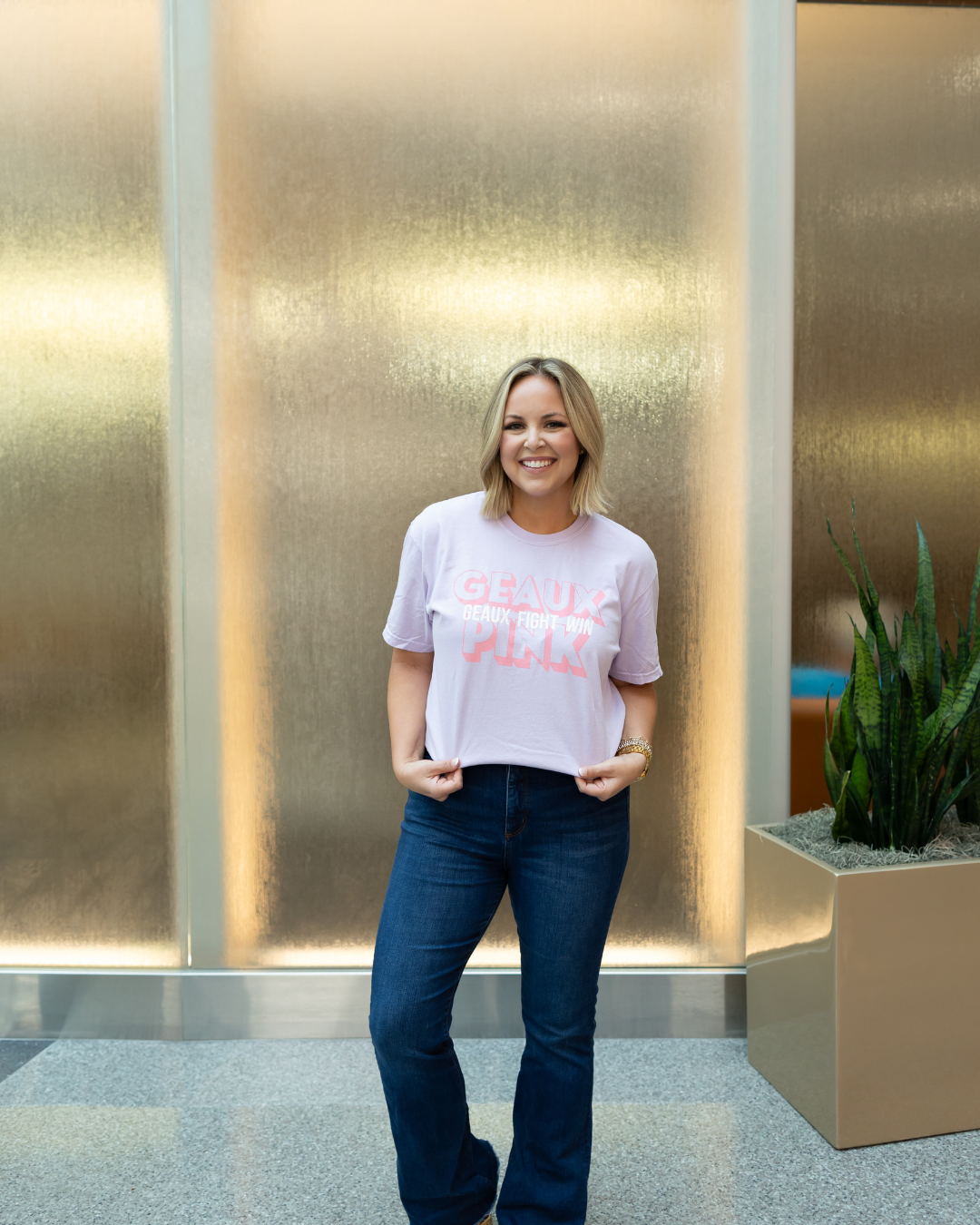 Geaux Fight Win |  Geaux Pink