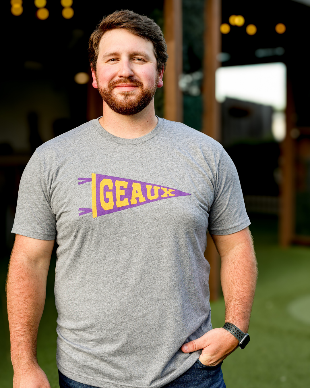 Geaux Pennant T-Shirt