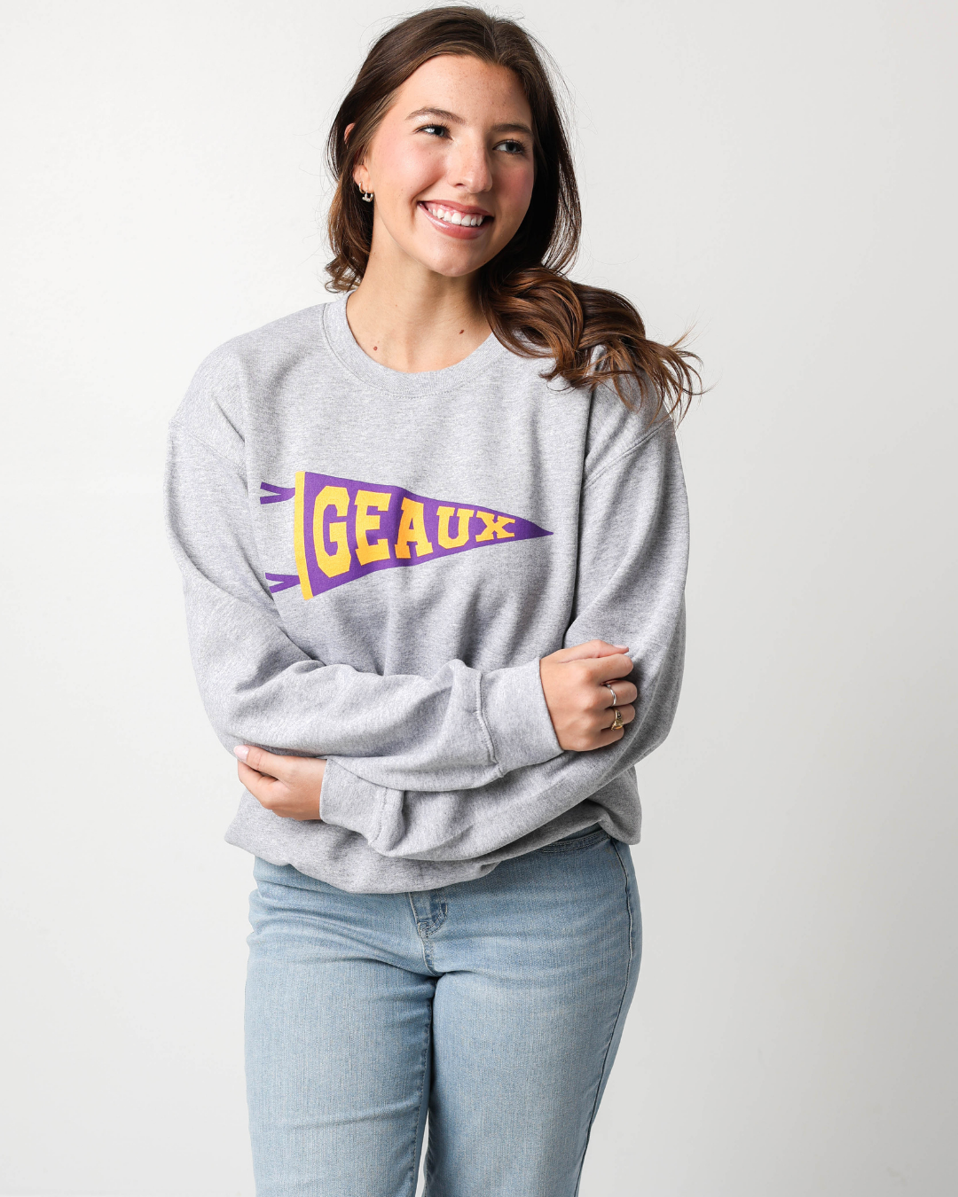 Geaux Pennant Sweatshirt