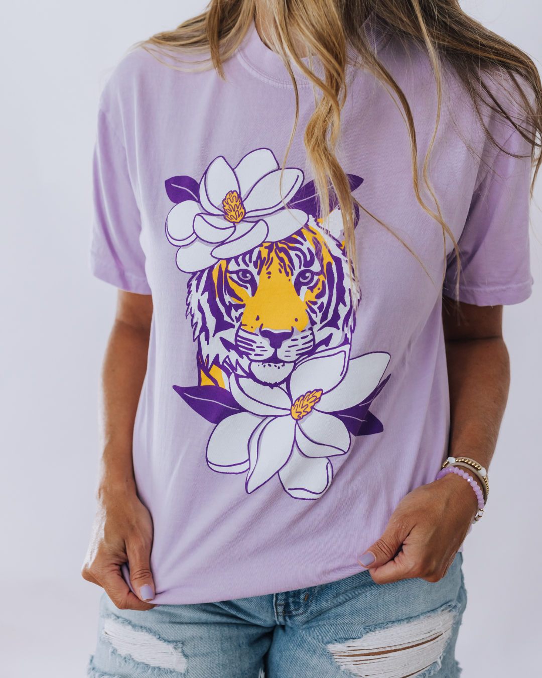 Perfect Gameday T-Shirt for Ladies, Golden Southern Tiger T-Shirt, Gameday Comfort Colors T-Shirt, Louisiana Apparel, Sweet Baton Rouge®, Baton Rouge T-Shirt, Sweet Baton Rouge t-shirt, Louisiana Apparel, New Orleans, Lafayette, Louisiana, Local t-shirts, Local Sweatshirts Near Me, Tiger t-shirt, purple tiger t-shirt, flower sweatshirt, magnolia t-shirt, Louisiana state flower t-shirt