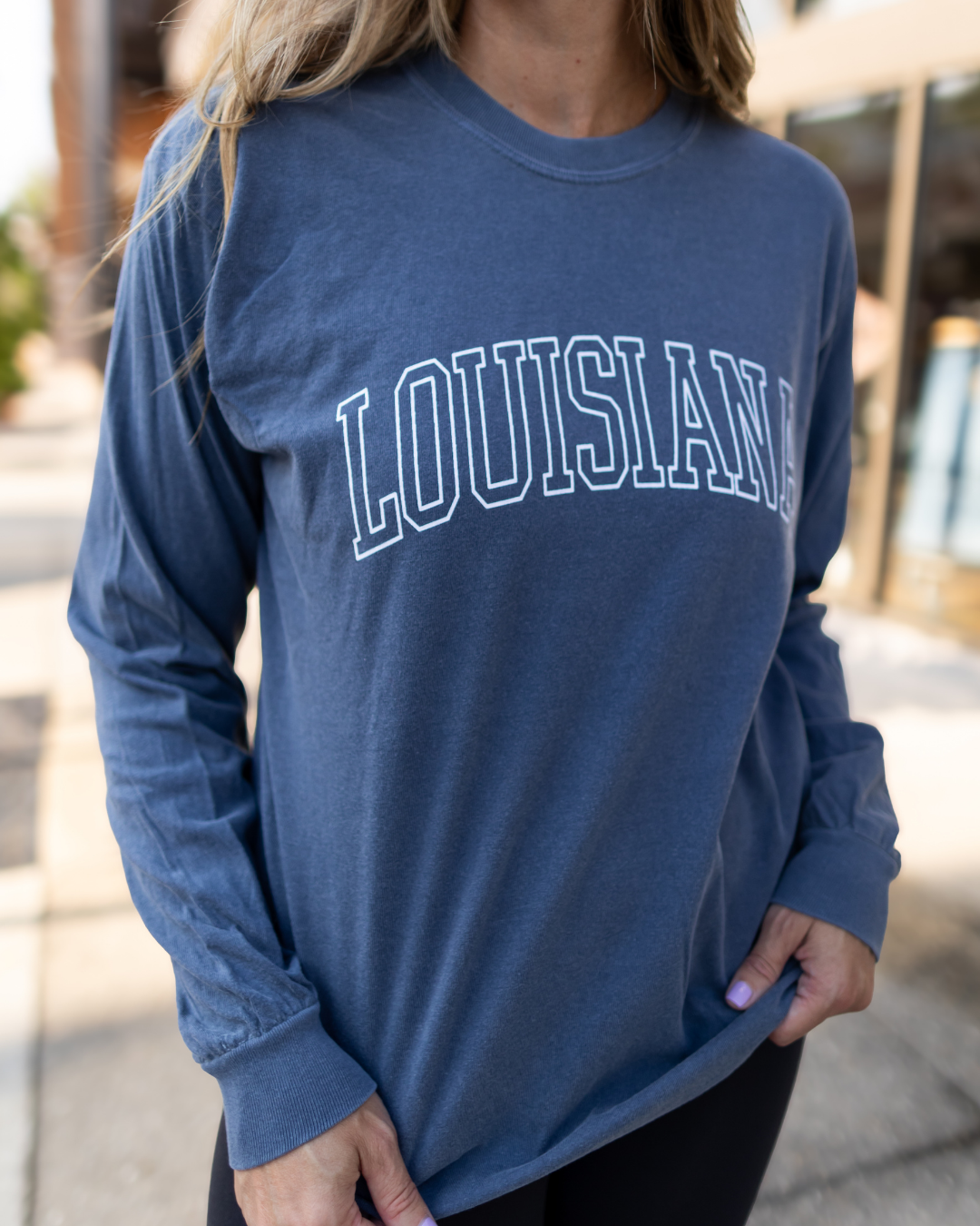 Sweet Baton Rouge, Baton Rouge T-Shirt, Sweet Baton Rouge T-Shirt, Louisiana Apparel, New Orleans, Lafayette, Louisiana, Louisiana T-Shirt, Louisiana shirt, Louisiana lettering T-shirt, Local T-Shirts, Local T-Shirts Near Me, Louisiana shirt Near Me, Long Sleeve T-Shirt