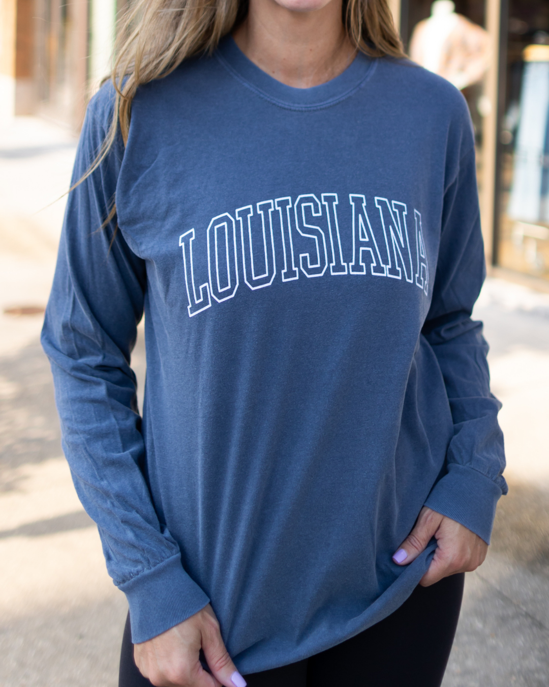 Sweet Baton Rouge, Baton Rouge T-Shirt, Sweet Baton Rouge T-Shirt, Louisiana Apparel, New Orleans, Lafayette, Louisiana, Louisiana T-Shirt, Louisiana shirt, Louisiana lettering T-shirt, Local T-Shirts, Local T-Shirts Near Me, Louisiana shirt Near Me, Long Sleeve T-Shirt