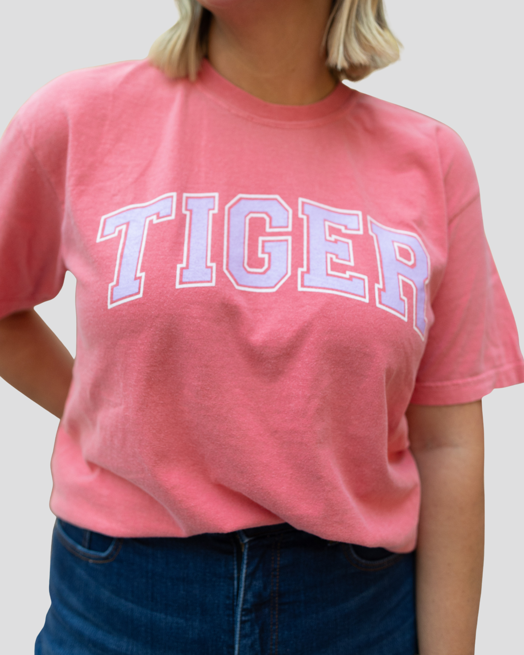 Tiger Block |  Geaux Pink