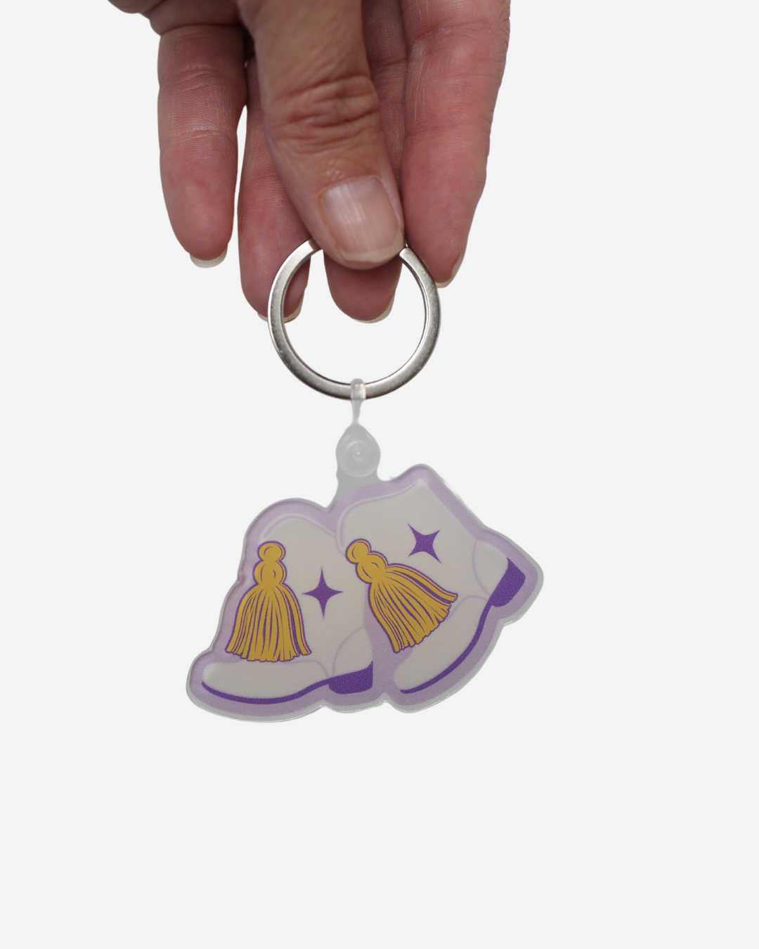 Majorette Marching Boots Keychain