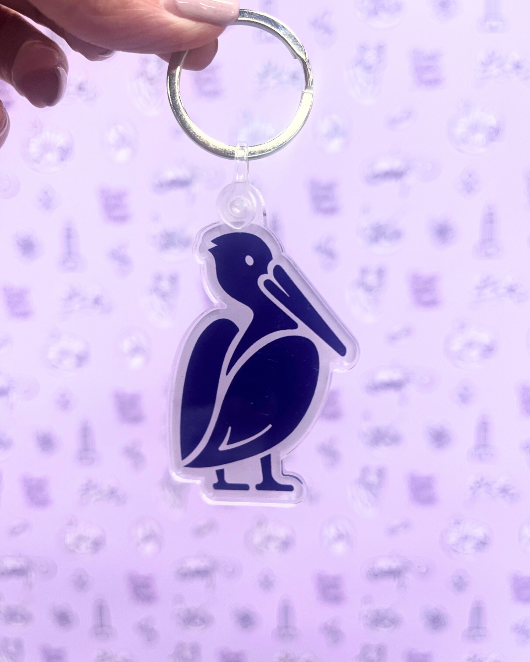 Pelican Key Chain, Sweet Baton Rouge, Local T-Shirts, Local T-Shirts Near Me, Baton Rouge T-Shirt, Sweet Baton Rouge T-Shirt, New Orleans, Lafayette, Louisiana, Petey Keychain
