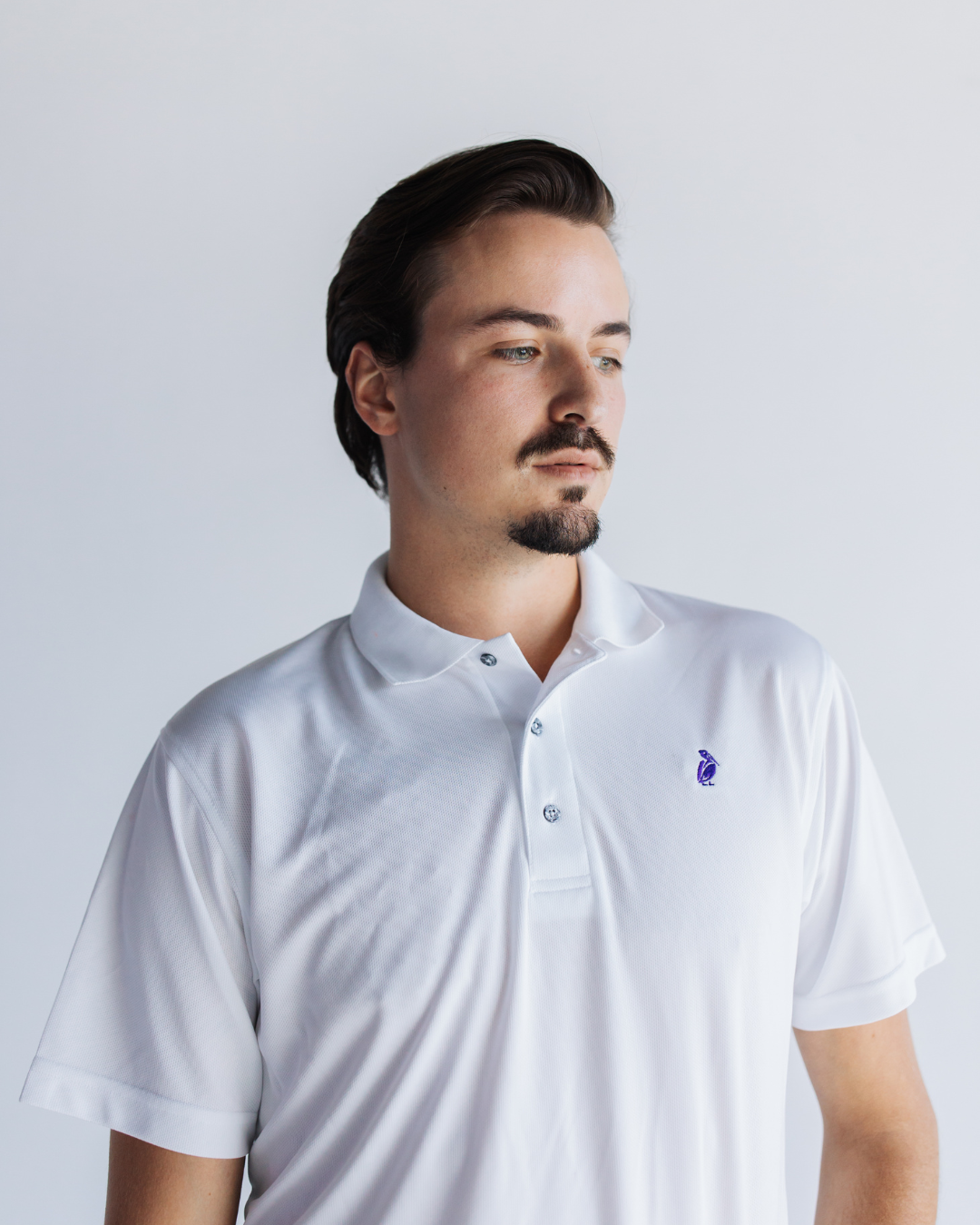 Louisiana Apparel, Pelican Shirt, Louisiana State Bird, Men's Polo Shirt, Men's Collared Shirt, White Polo Shirt, Southern Style Apparel, Louisiana-Made Apparel, Gifts for him, Gifts for Dad