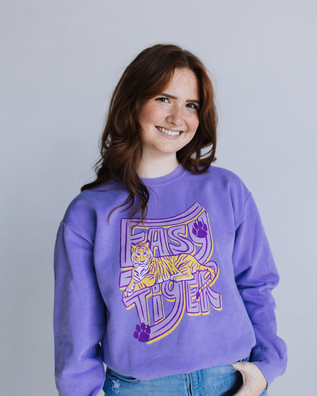 Tiger Pride Merchandise, Sweet Baton Rouge, Local Sweatshirts, Local Sweatshirts Near Me, Baton Rouge sweatshirt, Sweet Baton Rouge sweatshirt, Louisiana Apparel, New Orleans, Lafayette, Louisiana, tiger sweatshirt, bayou wear, Geaux tigers, easy tiger sweatshirt