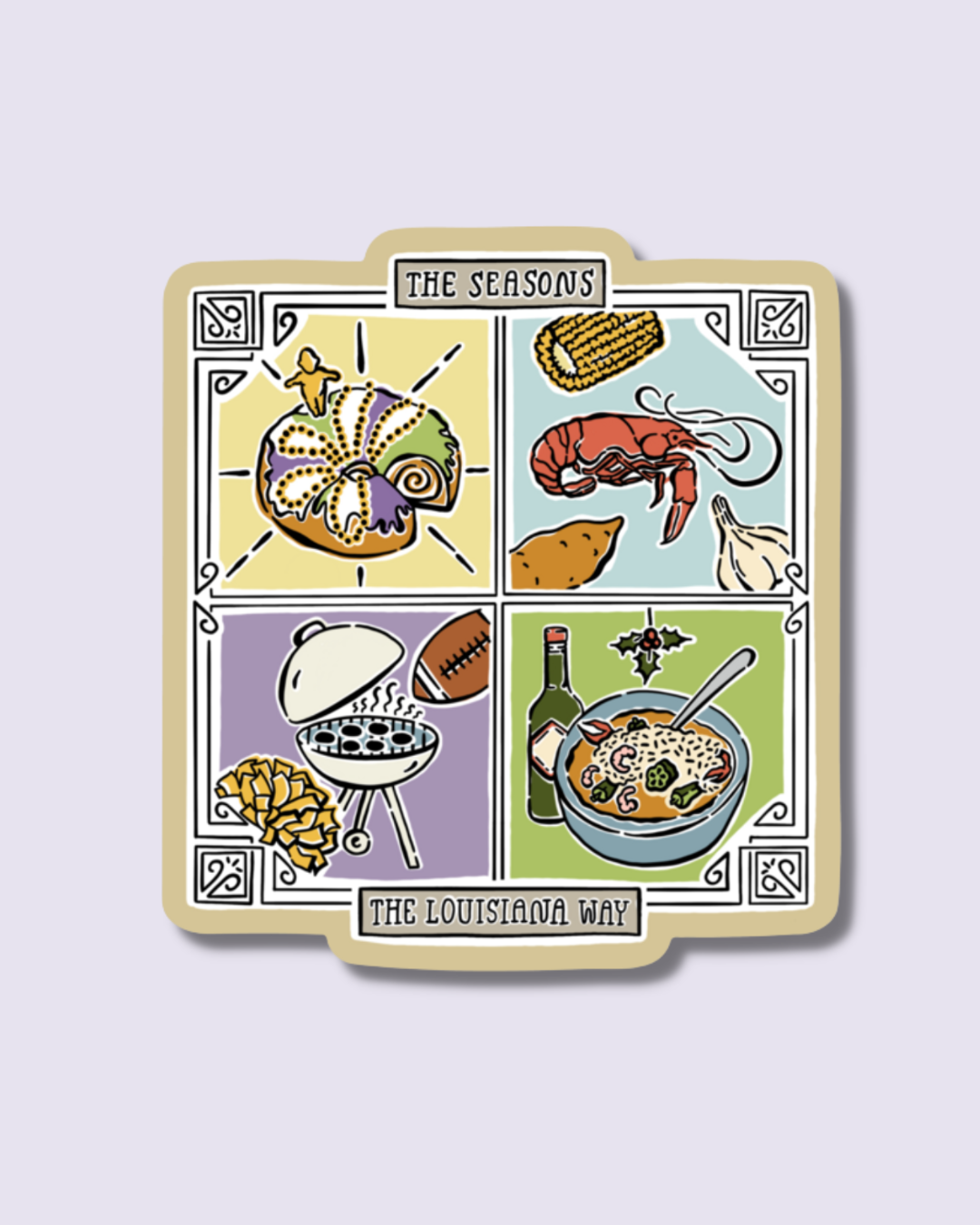 Unique Louisiana Gifts, Louisiana Sticker, Baton Rouge, New Orleans, Lafayette, Sweet Baton Rouge, Stickers, Baton Rouge Pride Sticker Near me, Louisiana themed sticker, Louisiana themed sticker near me, Louisiana Way Sticker, Louisiana Themed Sticker