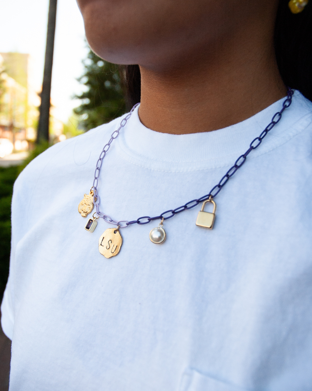 Annie Claire Designs Team Spirit Charm Necklace