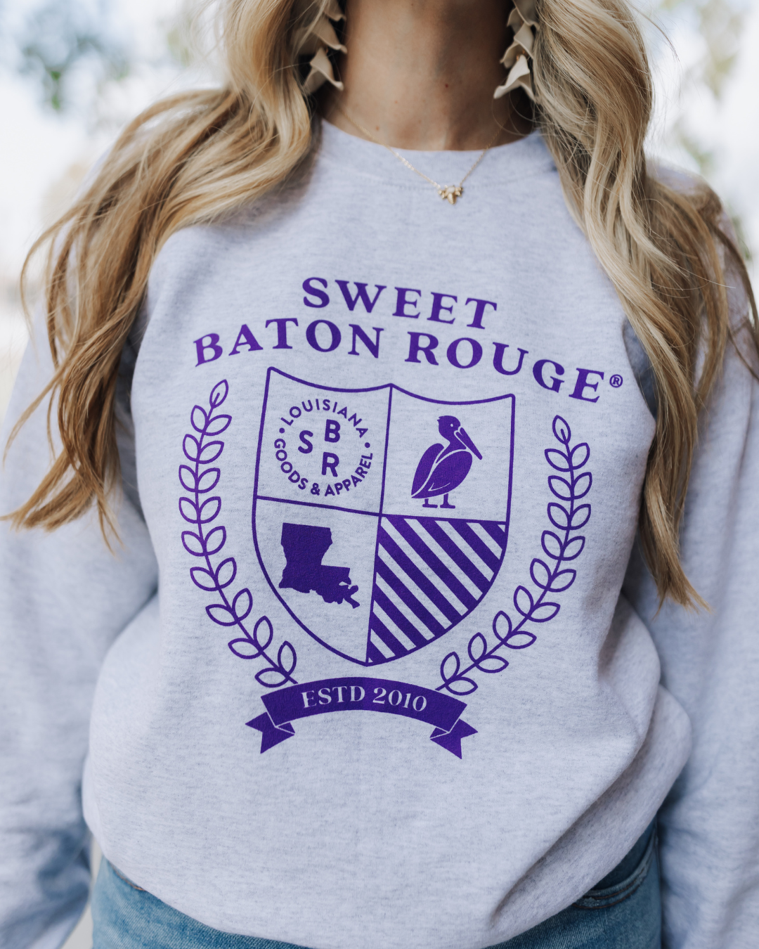 Tiger Pride Merchandise, Sweet Baton Rouge, Baton Rouge Sweatshirt, Sweet Baton Rouge Sweatshirt, Louisiana Apparel, New Orleans, Lafayette, Louisiana, Bayou wear, Local Sweatshirts, Local Sweatshirts Near Me