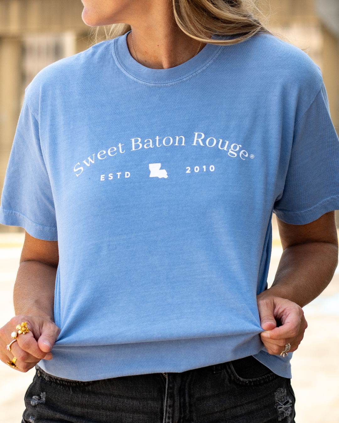 Sweet Baton Rouge, Local T-Shirts, Local T-Shirts Near Me, Baton Rouge T-Shirt, Sweet Baton Rouge T-Shirt, Louisiana Apparel, New Orleans, Lafayette, Southern Style Apparel, Louisiana Pride, Cajun Clothing, Southern Hospitality, Travels T-Shirt