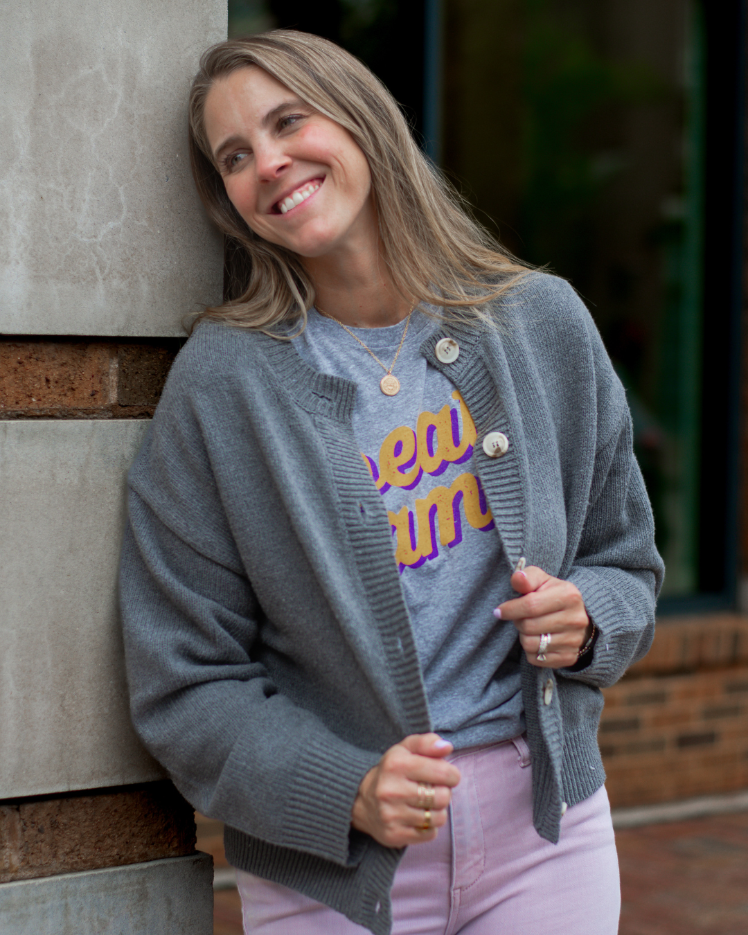 The Lucy Cardigan | Boxy Fit Button-Down Cardigan