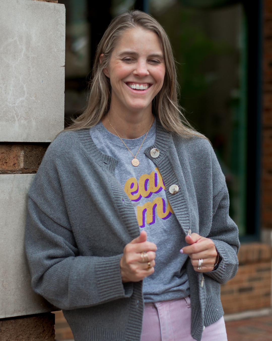 The Lucy Cardigan | Boxy Fit Button-Down Cardigan