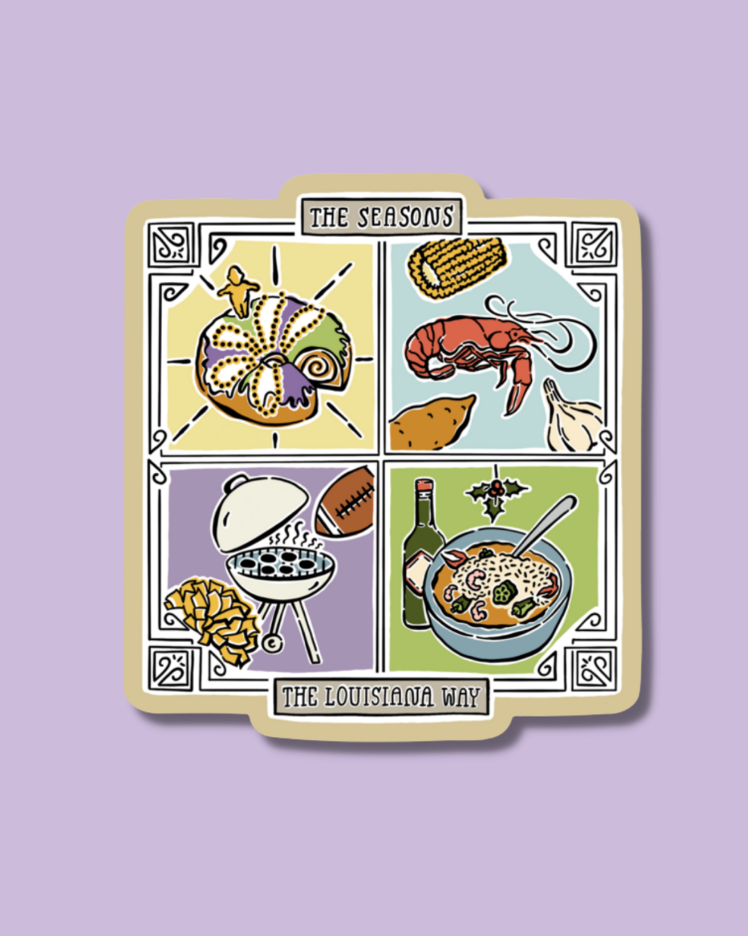 Unique Louisiana Gifts, Louisiana Sticker, Baton Rouge, New Orleans, Lafayette, Sweet Baton Rouge, Stickers, Baton Rouge Pride Sticker Near me, Louisiana themed sticker, Louisiana themed sticker near me, Louisiana Way Sticker, Louisiana Themed Sticker