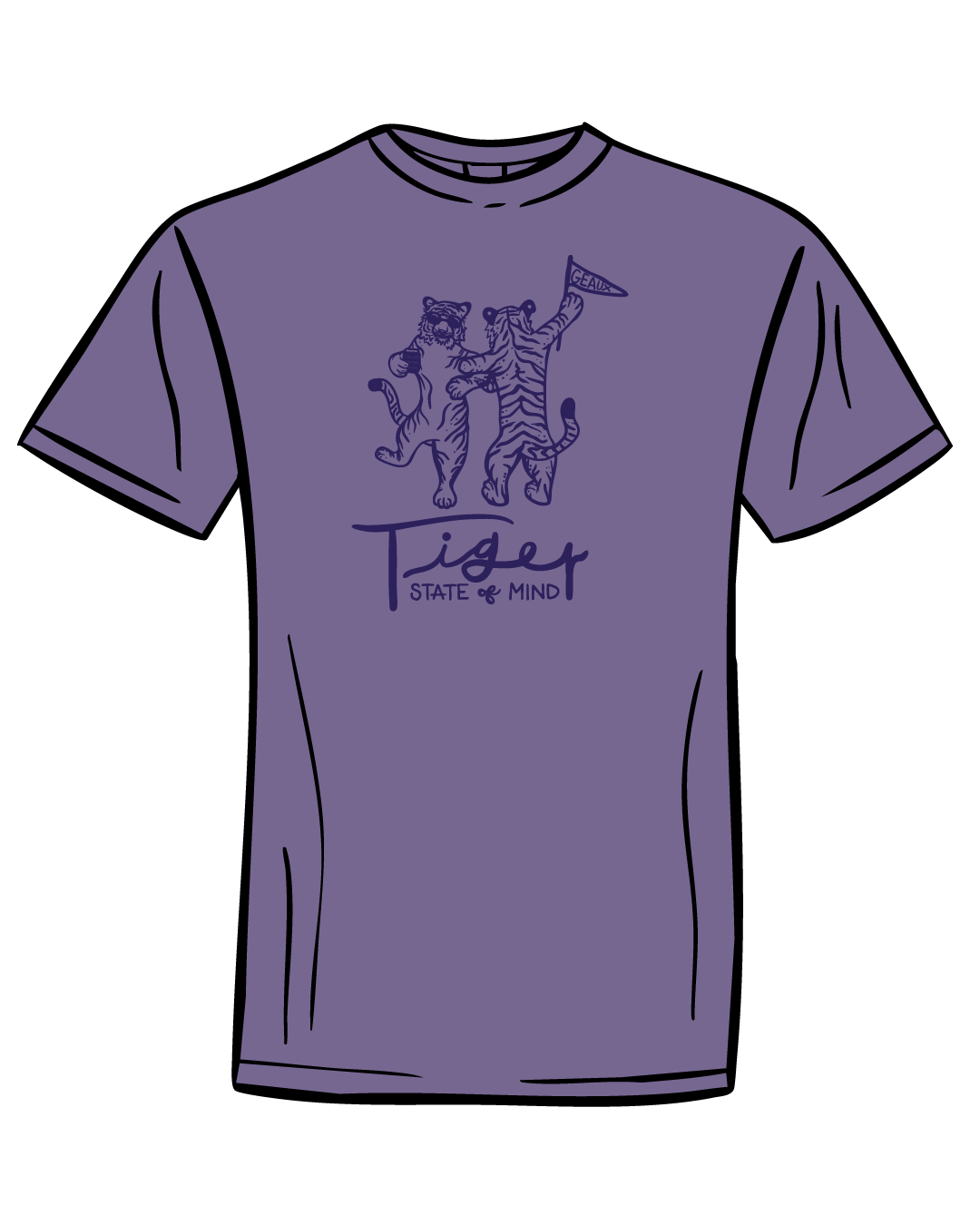 Tiger State Of Mind T-Shirt