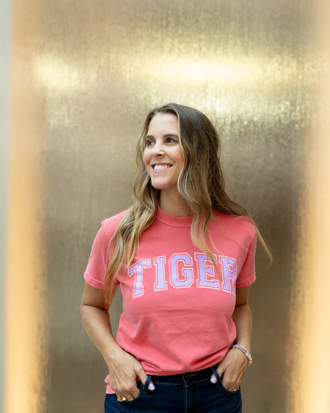 Tiger Block |  Geaux Pink