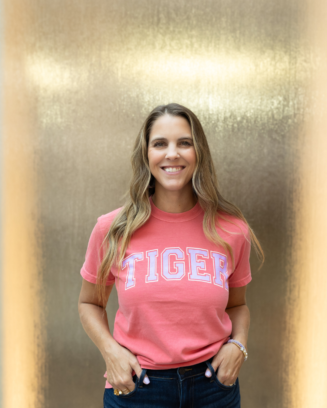 Tiger Block |  Geaux Pink