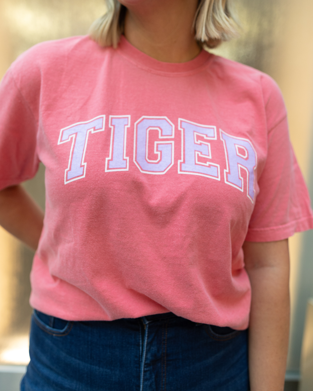 Tiger Block |  Geaux Pink