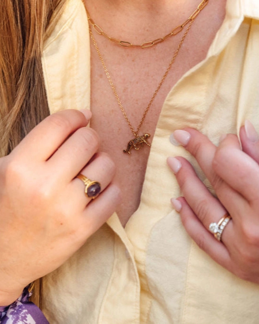 Tiger Layered Necklace