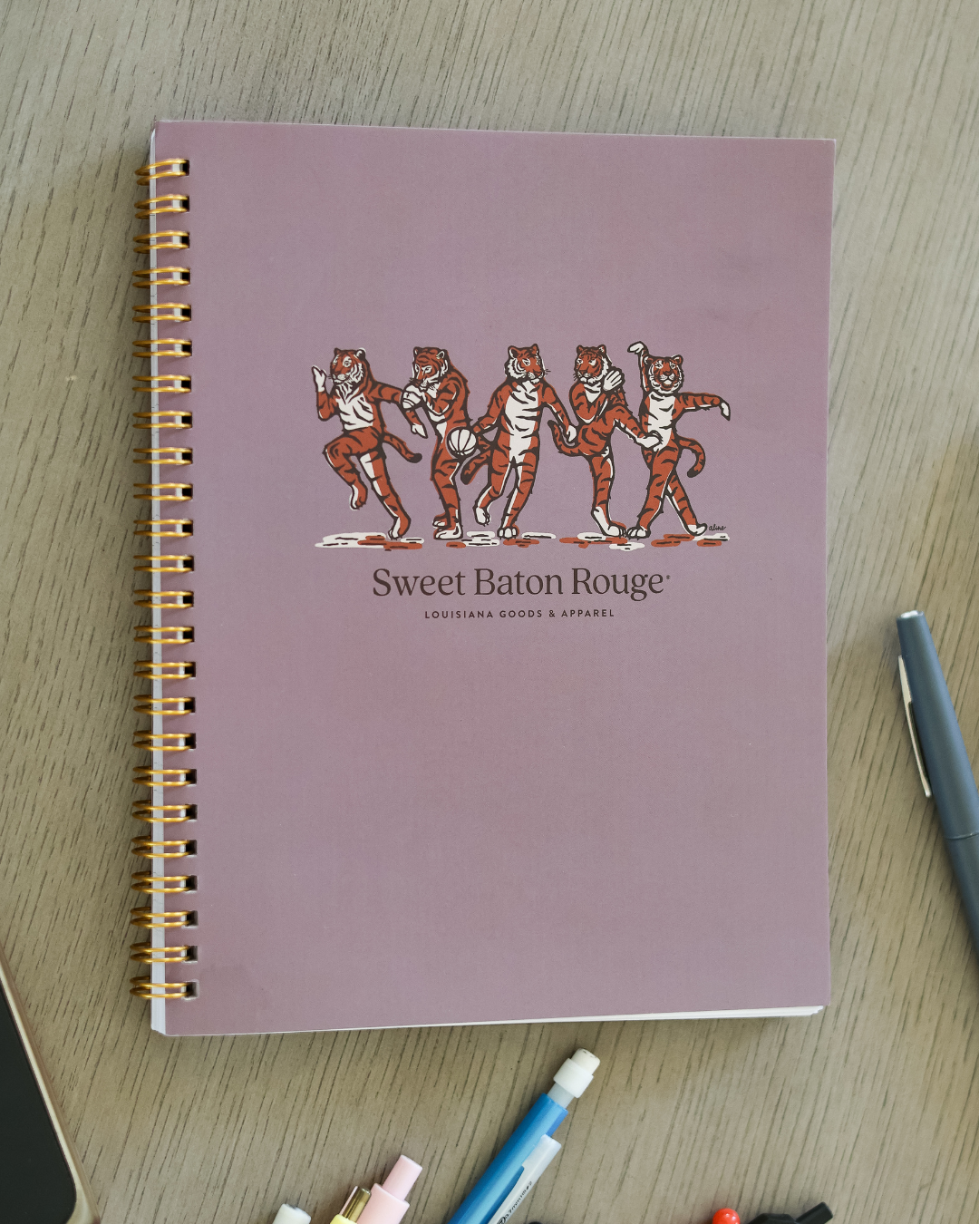 Tiger Sports Squad Spiral Notebook