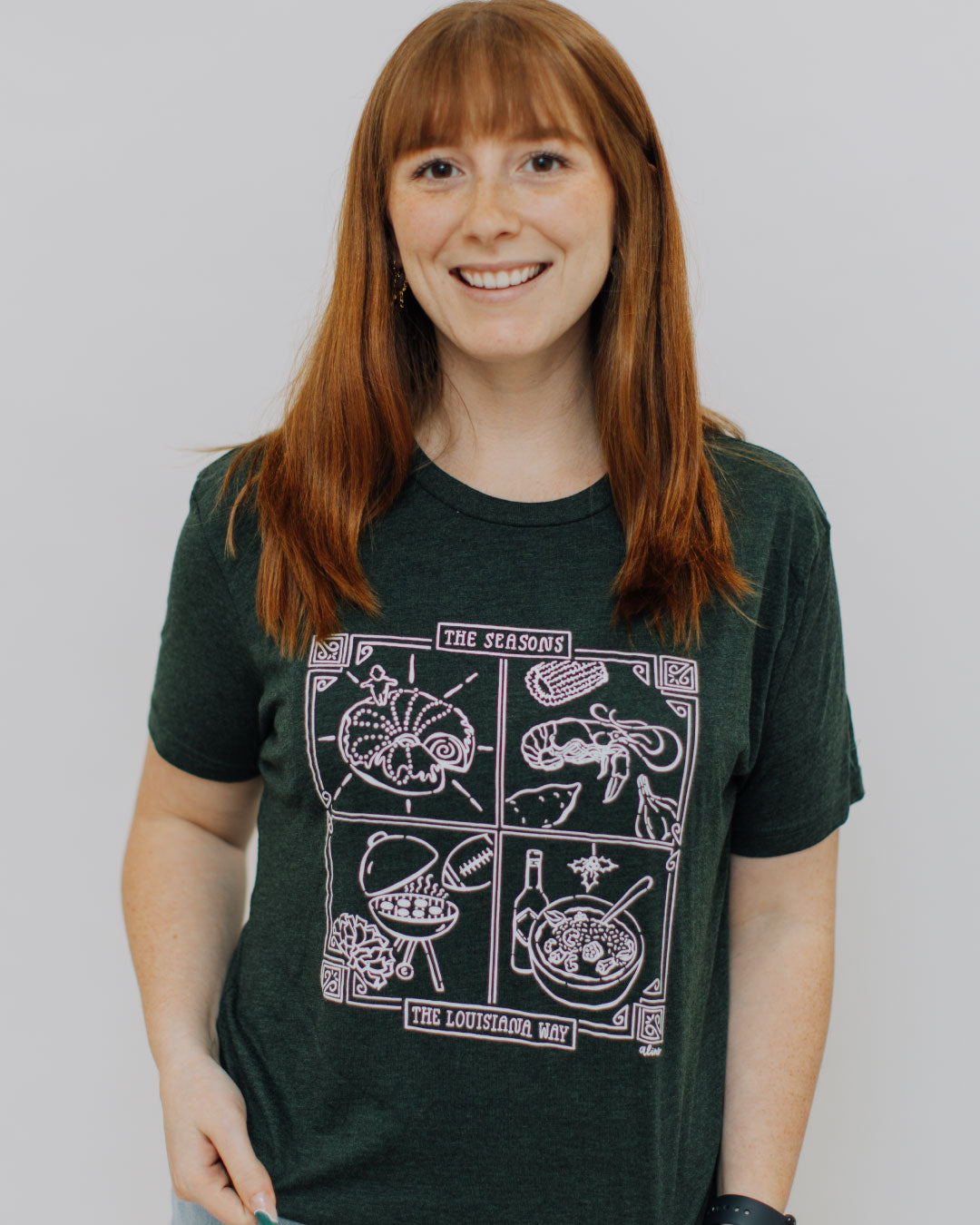Sweet Baton Rouge, Local T-Shirts, Local T-Shirts Near Me, Baton Rouge T-Shirt, Sweet Baton Rouge T-Shirt, Louisiana Apparel, New Orleans, Lafayette, Southern Style Apparel, Louisiana Pride, Cajun Clothing, Southern Hospitality, Forest Green Louisiana T-Shirt, King Cake T-Shirt, Crawfish T-Shirt
