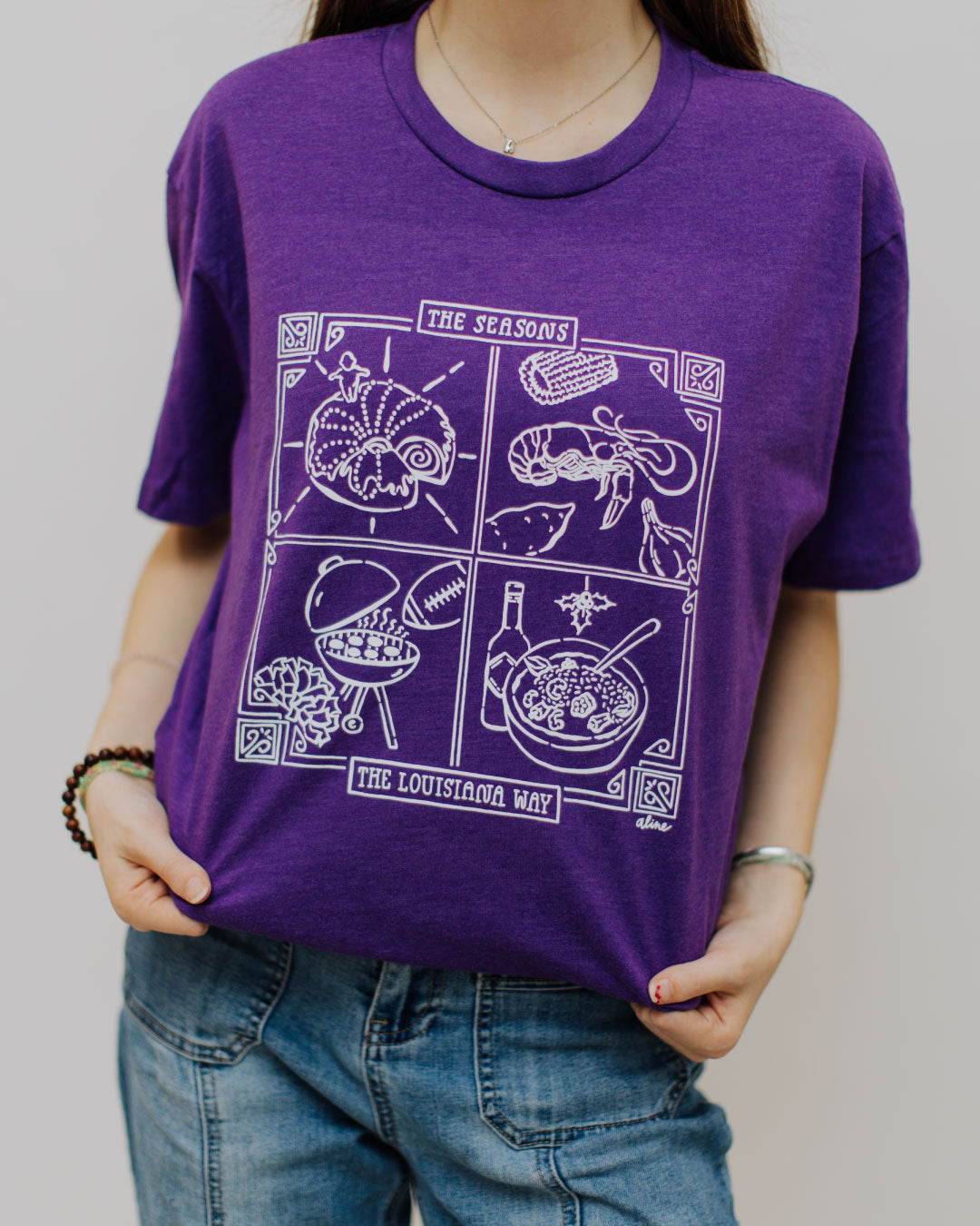 Sweet Baton Rouge, Local T-Shirts, Local T-Shirts Near Me, Baton Rouge T-Shirt, Sweet Baton Rouge T-Shirt, Louisiana Apparel, New Orleans, Lafayette, Southern Style Apparel, Louisiana Pride, Cajun Clothing, Southern Hospitality, Purple Louisiana T-Shirt, King Cake T-Shirt, Crawfish T-Shirt