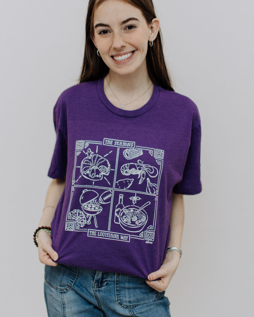 Sweet Baton Rouge, Local T-Shirts, Local T-Shirts Near Me, Baton Rouge T-Shirt, Sweet Baton Rouge T-Shirt, Louisiana Apparel, New Orleans, Lafayette, Southern Style Apparel, Louisiana Pride, Cajun Clothing, Southern Hospitality, Purple Louisiana T-Shirt, King Cake T-Shirt, Crawfish T-Shirt