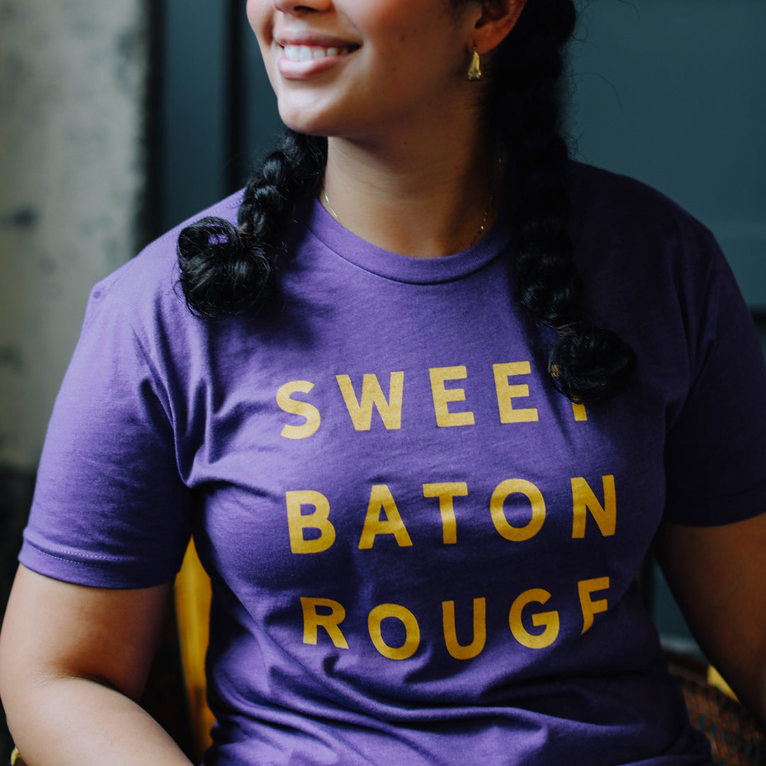 Tiger Pride Merchandise, Sweet Baton Rouge, Local T-Shirts, Local T-Shirts Near Me, Baton Rouge T-Shirt, Sweet Baton Rouge T-Shirt, Louisiana Apparel, New Orleans, Lafayette, Louisiana, tiger t-shirt, bayou wear, Geaux tigers
