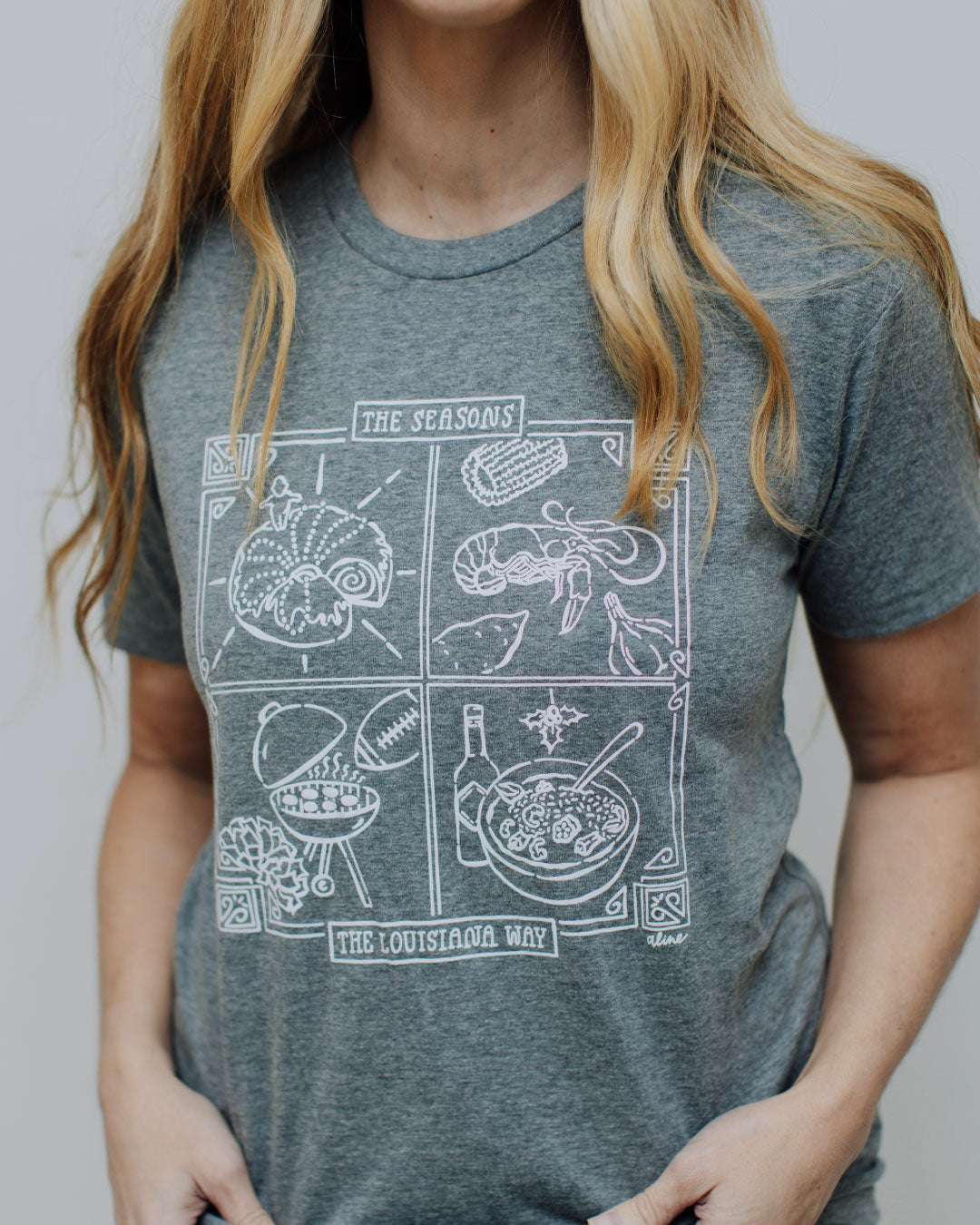 Sweet Baton Rouge, Local T-Shirts, Local T-Shirts Near Me, Baton Rouge T-Shirt, Sweet Baton Rouge T-Shirt, Louisiana Apparel, New Orleans, Lafayette, Southern Style Apparel, Louisiana Pride, Cajun Clothing, Southern Hospitality, Grey Louisiana T-Shirt, King Cake T-Shirt, Crawfish T-Shirt
