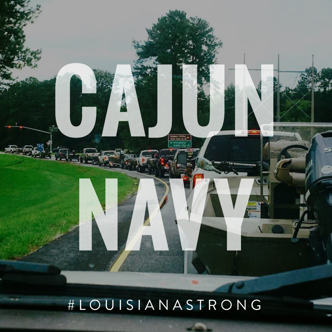 SFT Cajun Navy T-Shirt Raises Nearly $50K for Baton Rouge Food Bank