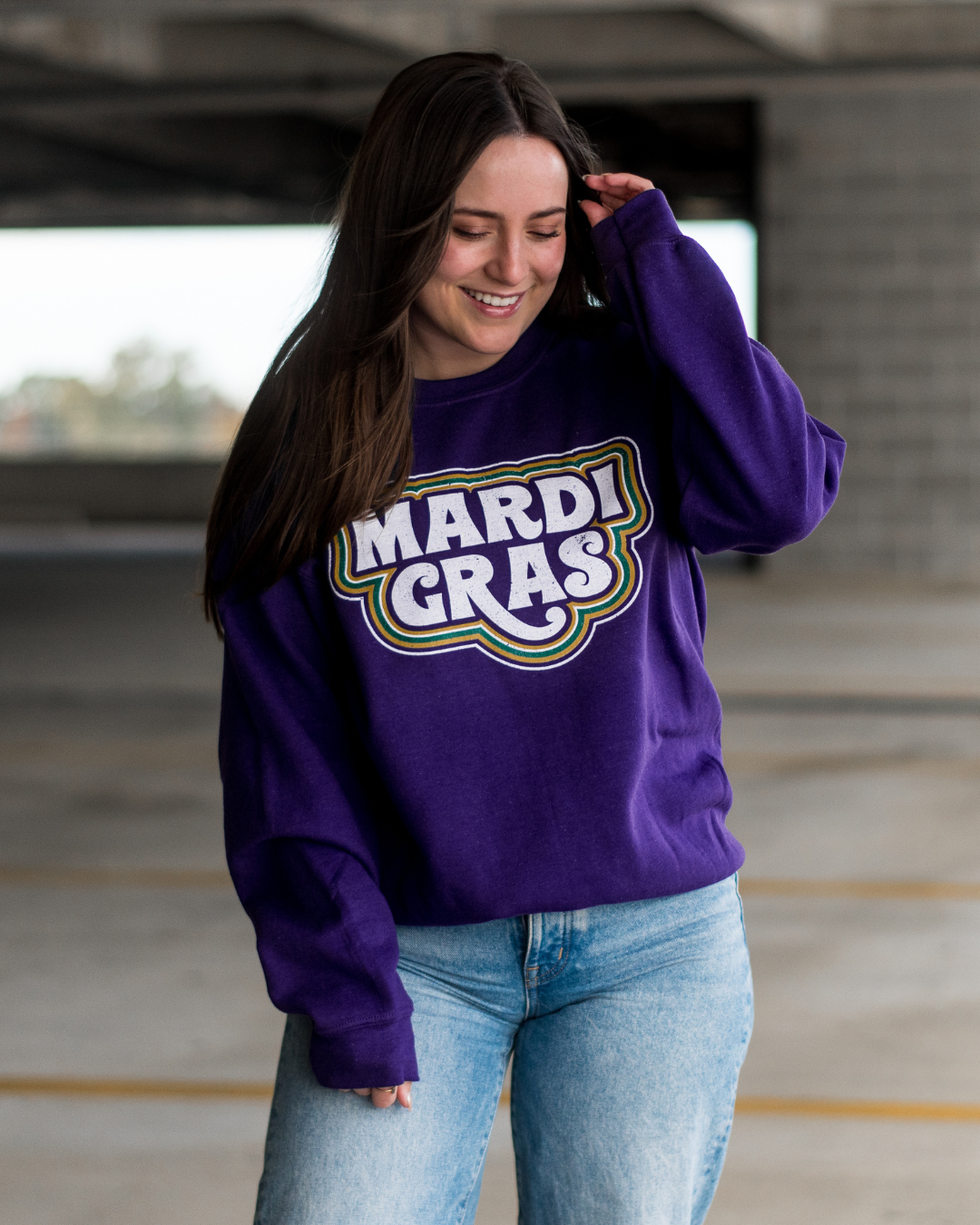 Groovy Mardi Gras© Sweatshirt  | Mardi Gras Shirts
