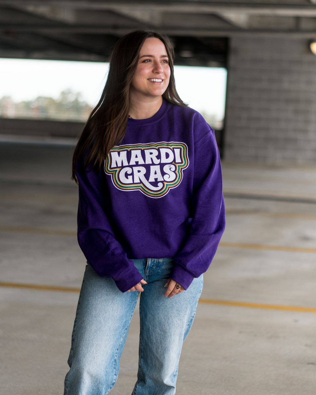 Groovy Mardi Gras© Sweatshirt  | Mardi Gras Shirts