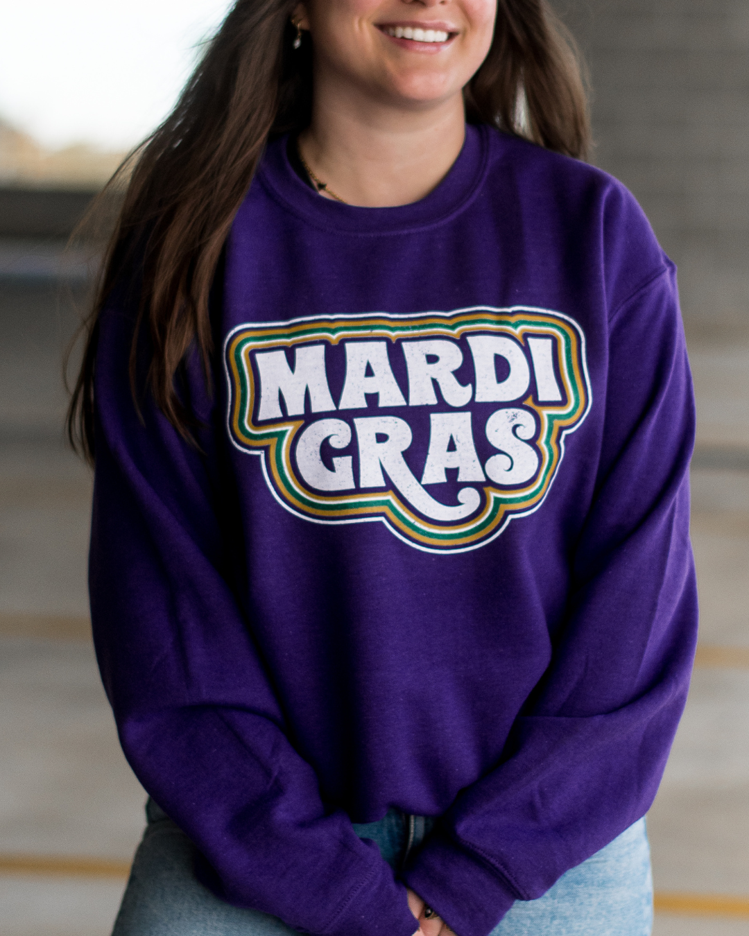 Groovy Mardi Gras© Sweatshirt  | Mardi Gras Shirts