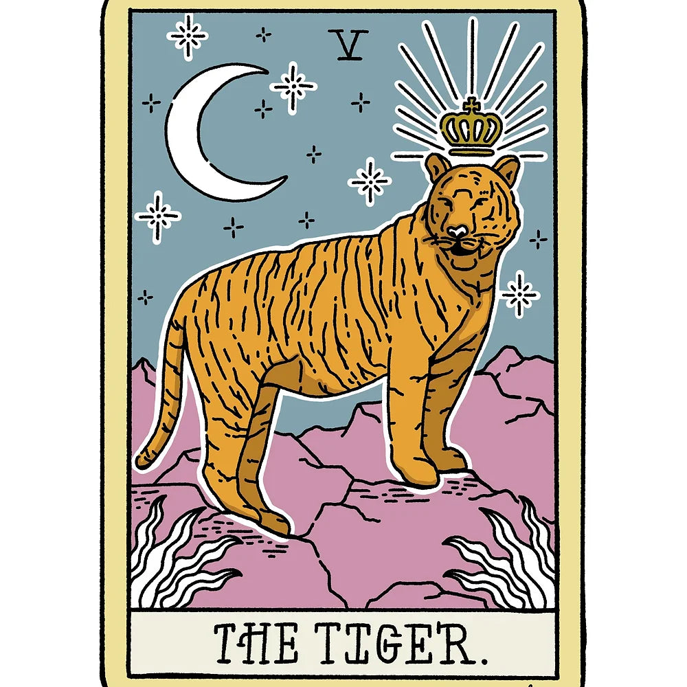 The Tiger: Tarot Print