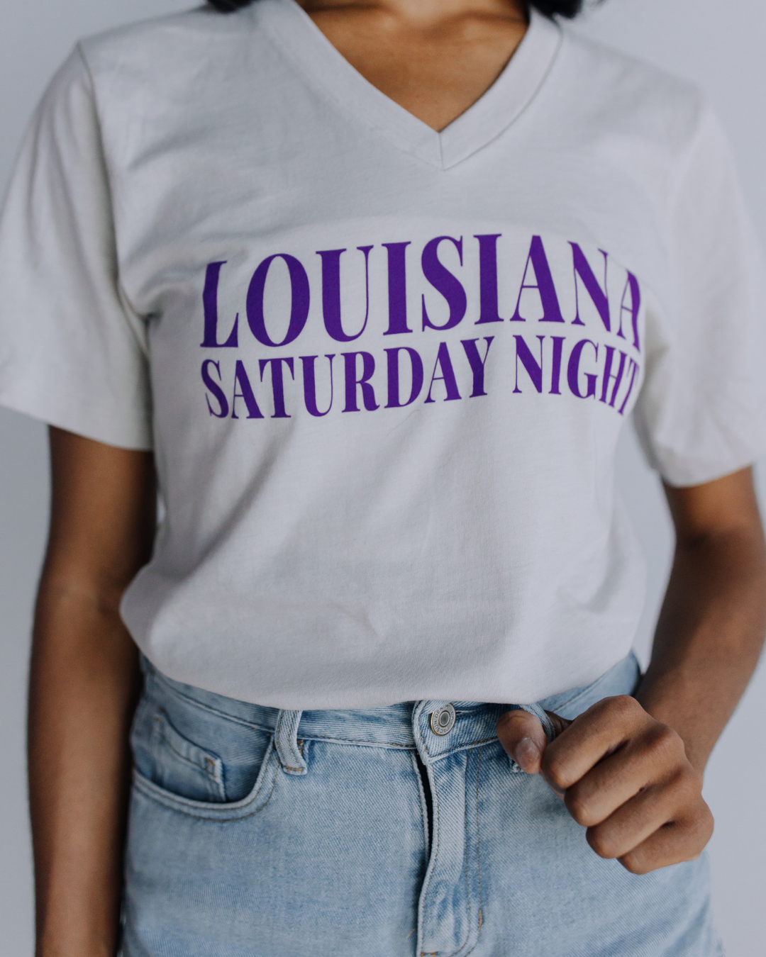 Louisiana Saturday Night V-Neck – Sweet Baton Rouge