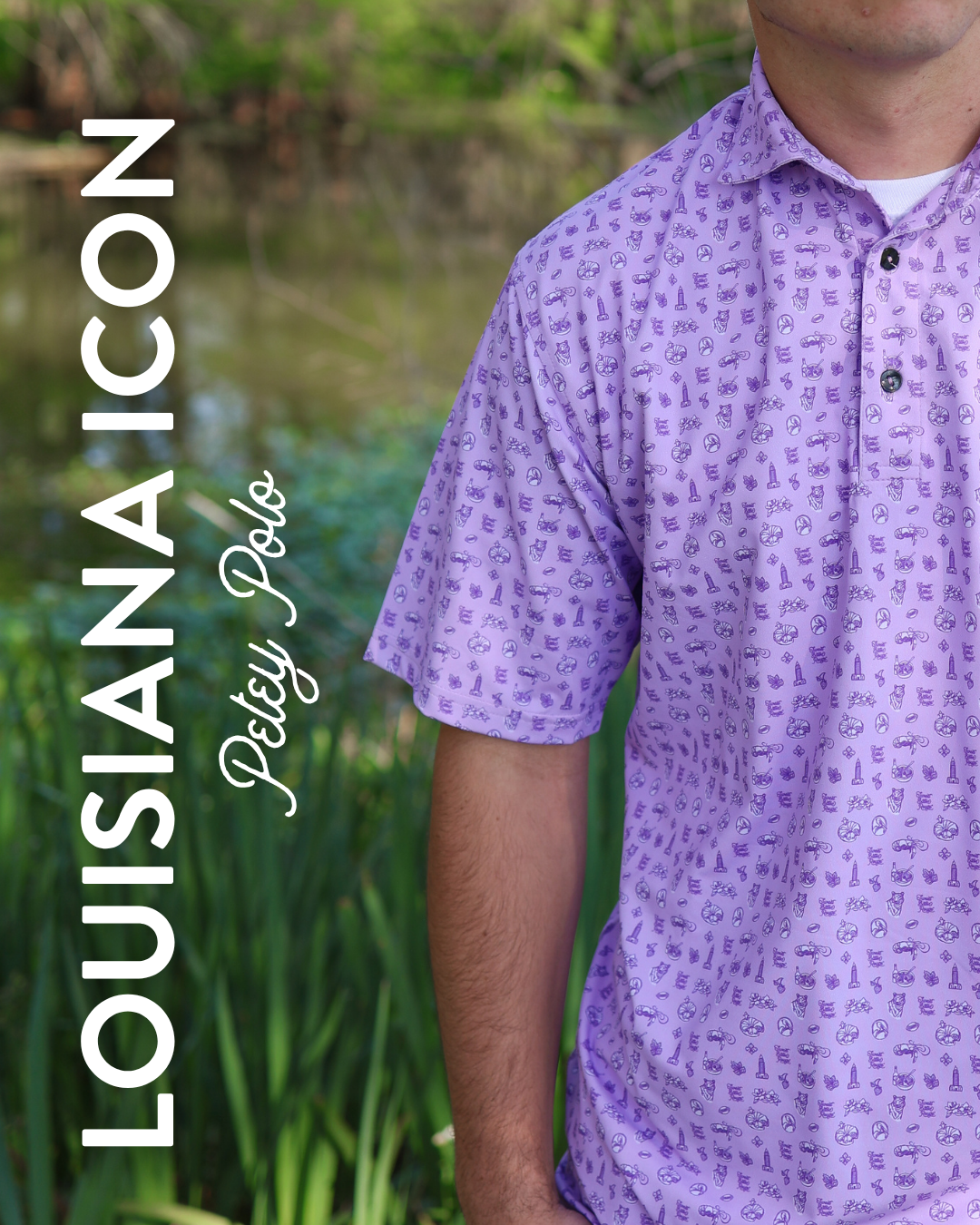 Louisiana Icon Petey Polo