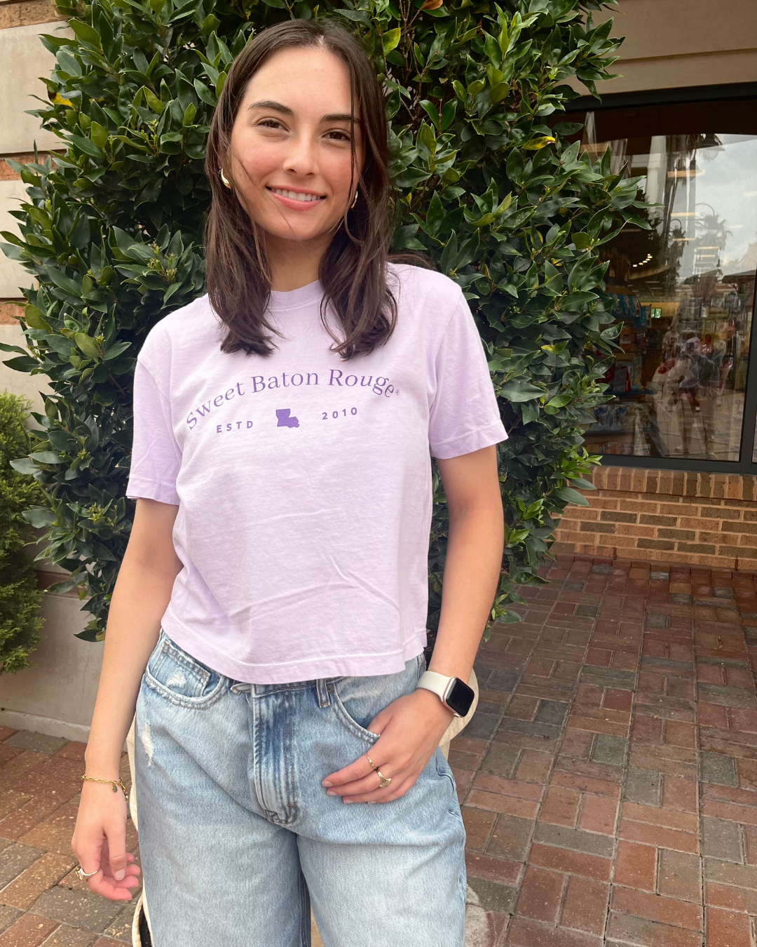 Sweet Baton Rouge® Travels Crop T-Shirt