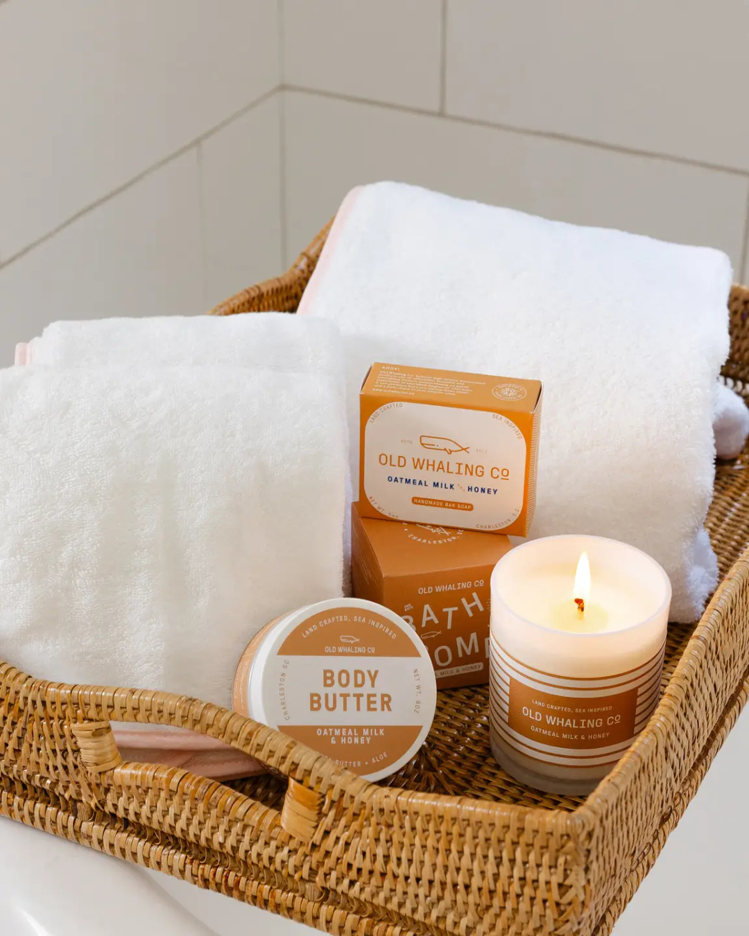 Oatmeal Milk + Honey Bath Bomb