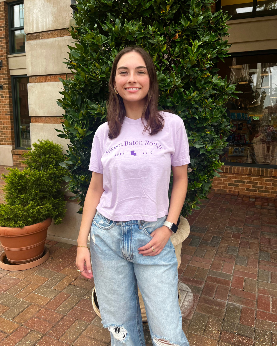 Sweet Baton Rouge® Travels Crop T-Shirt