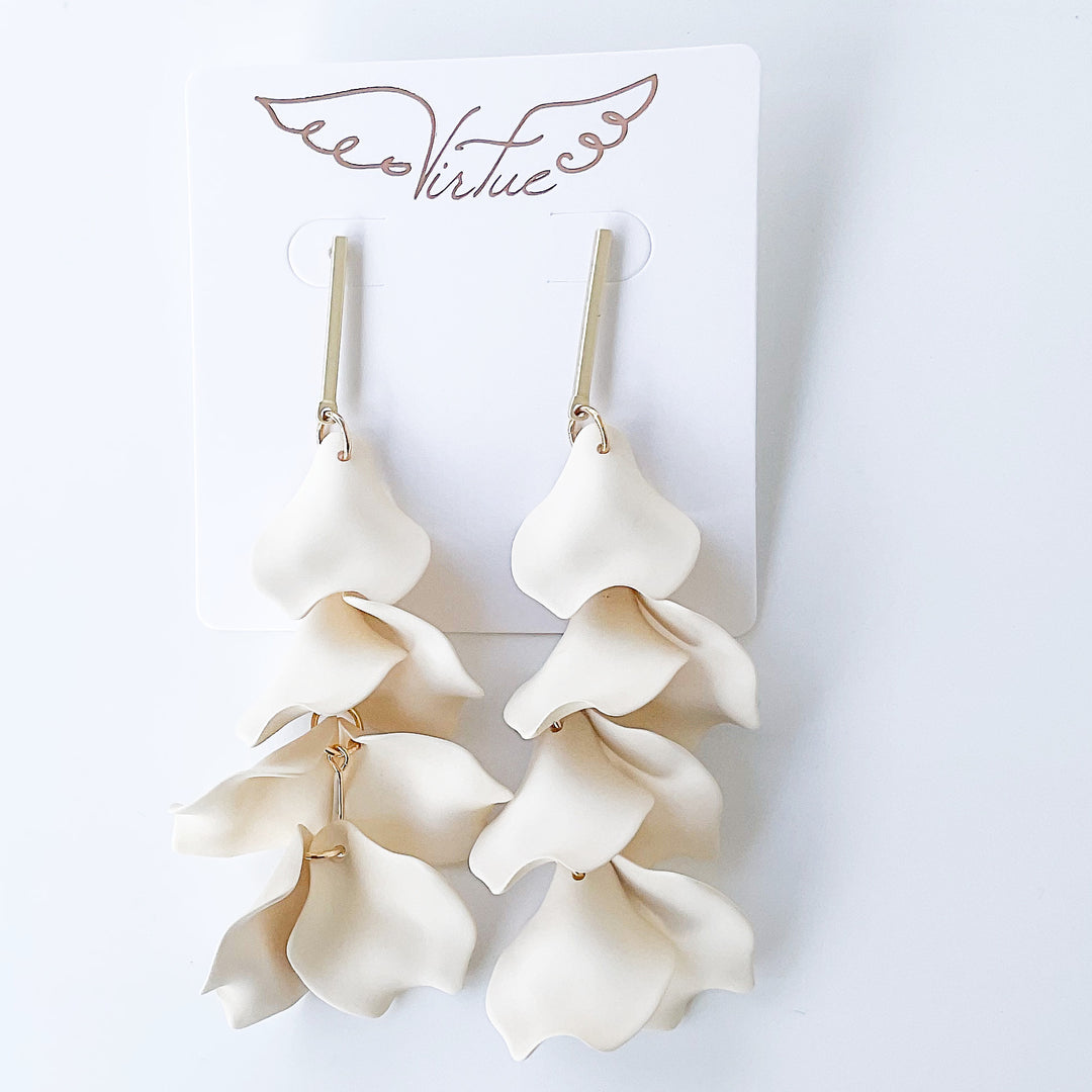 Hyacinth Petal Earrings